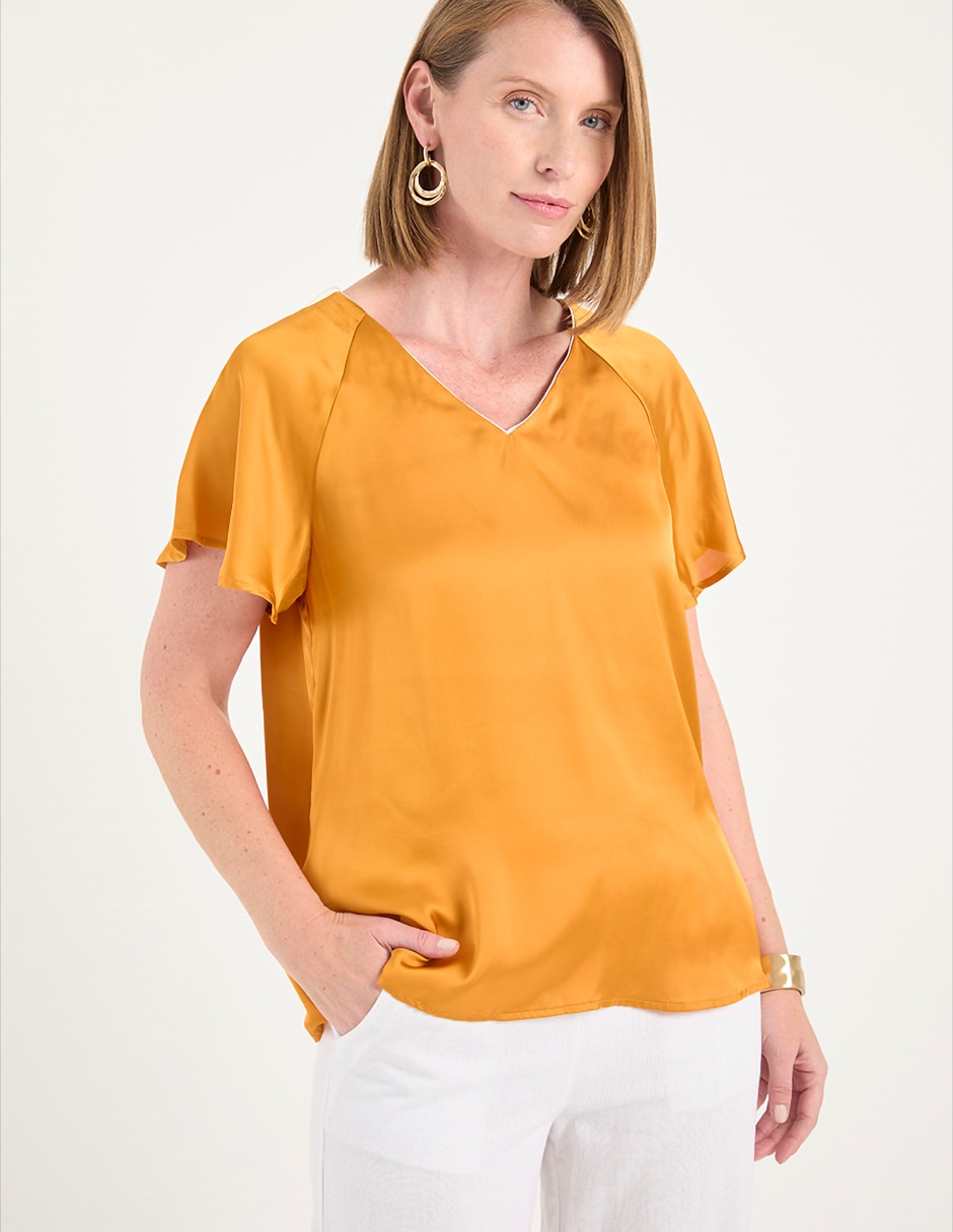 Blusa manga corta para mujer Blusa manga corta para mujer