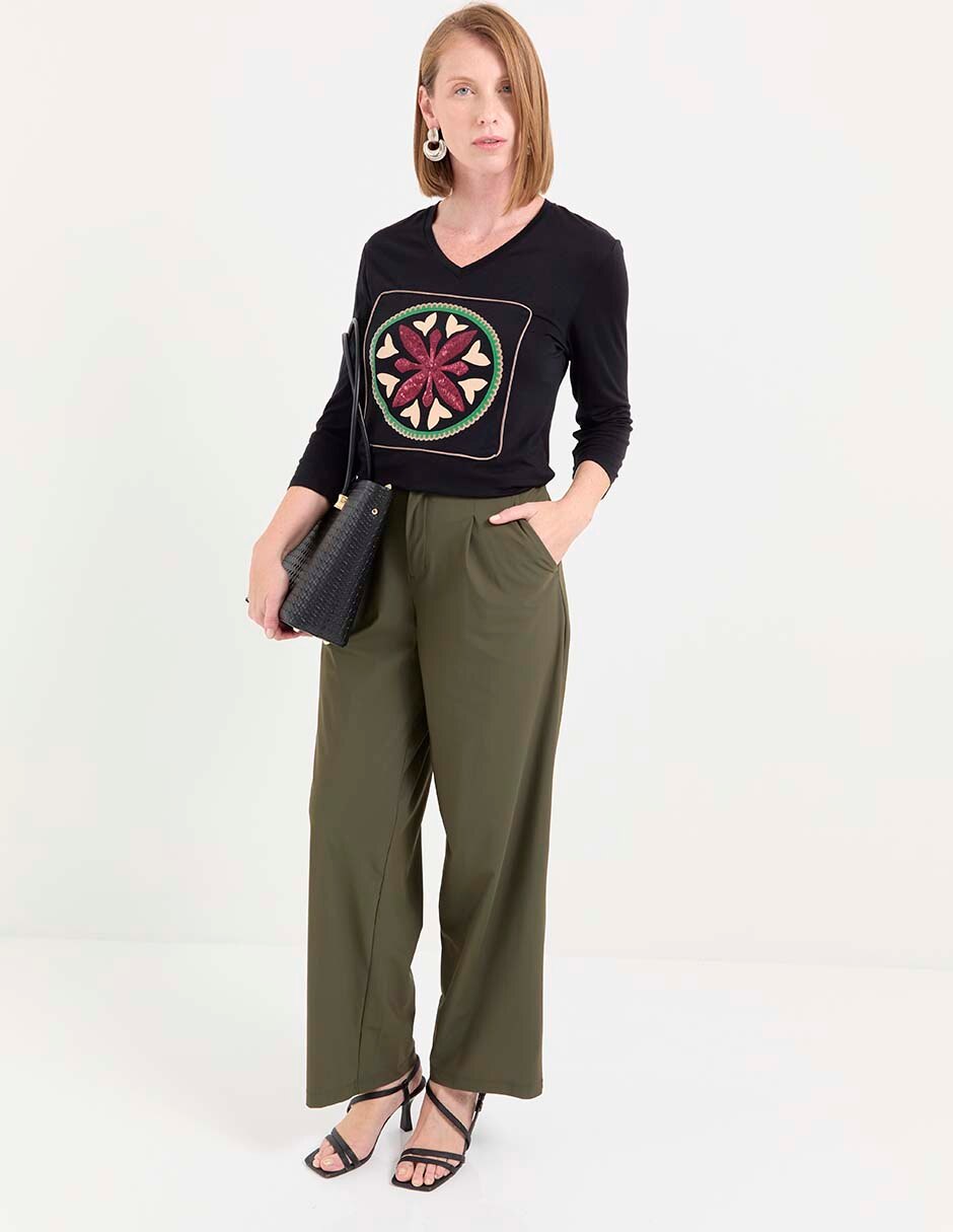 Blusa manga 3/4 para mujer 3