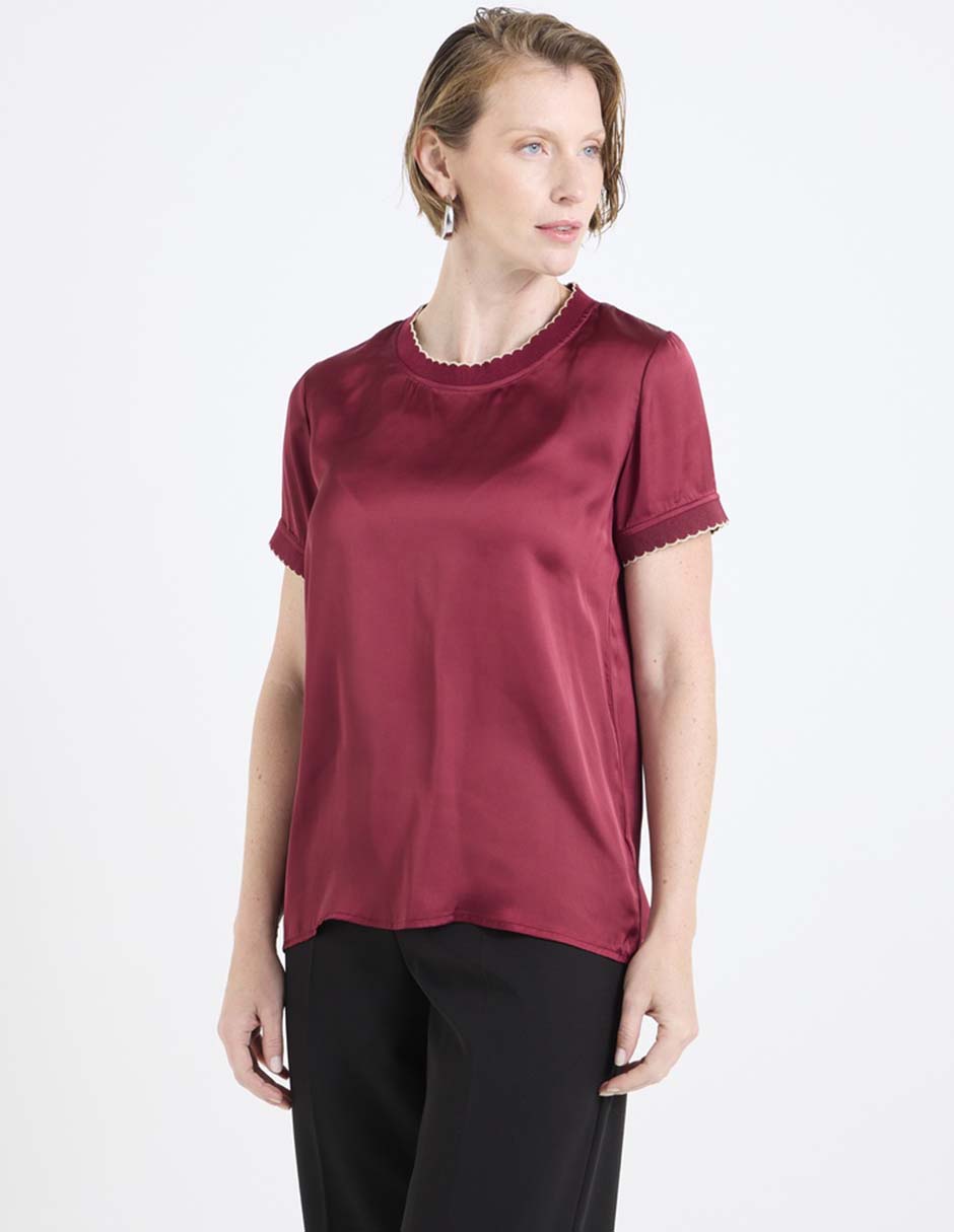 Blusa manga corta para mujer Blusa manga corta para mujer