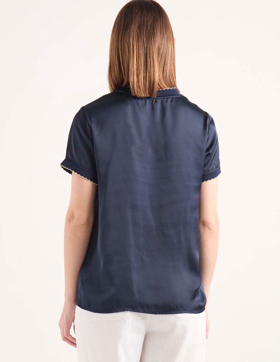 Blusa manga corta para mujer 2