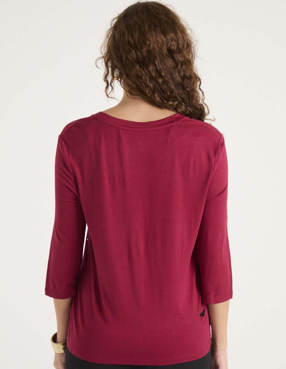 Blusa manga 3/4 para mujer 2