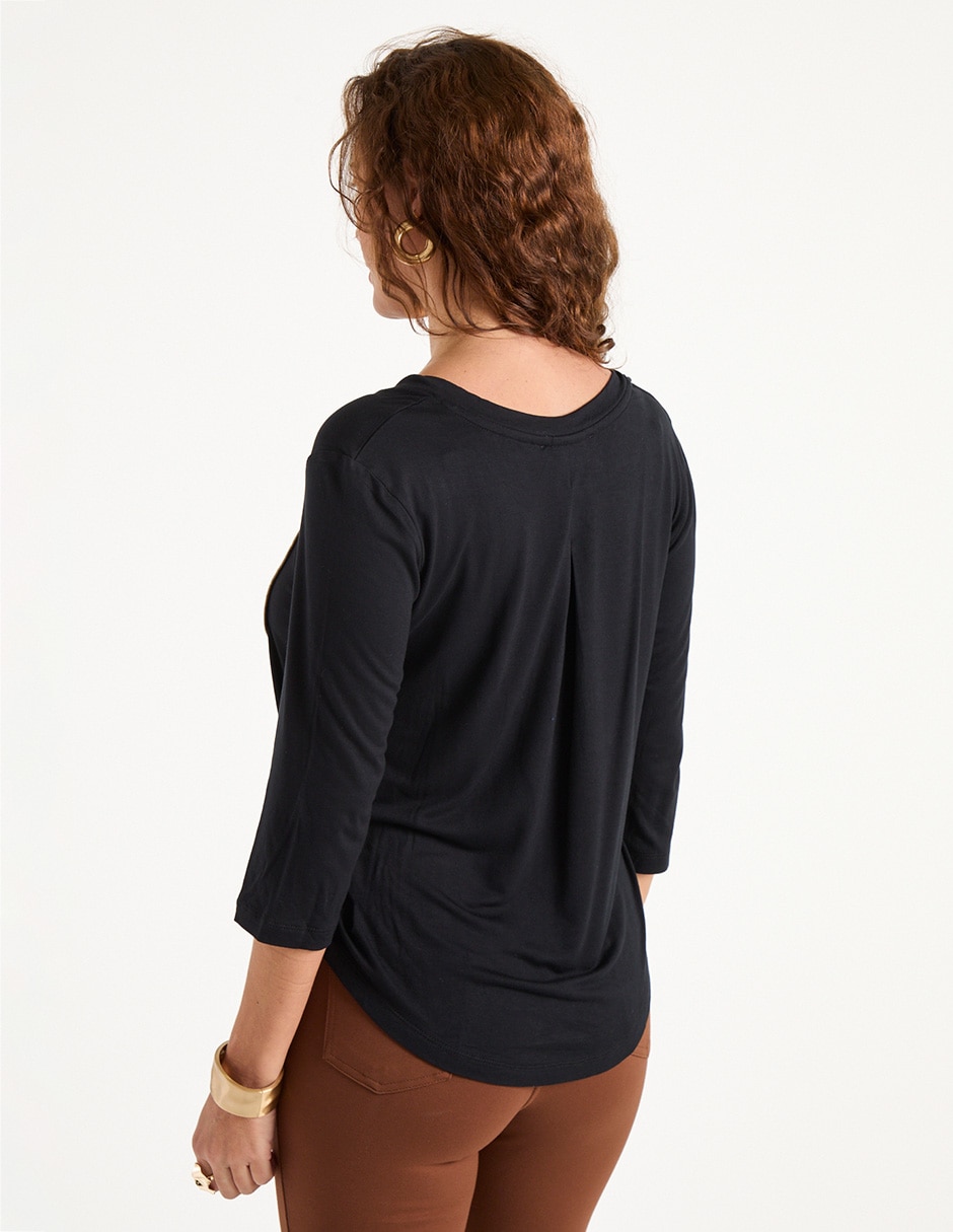 Blusa manga 3/4 para mujer 2