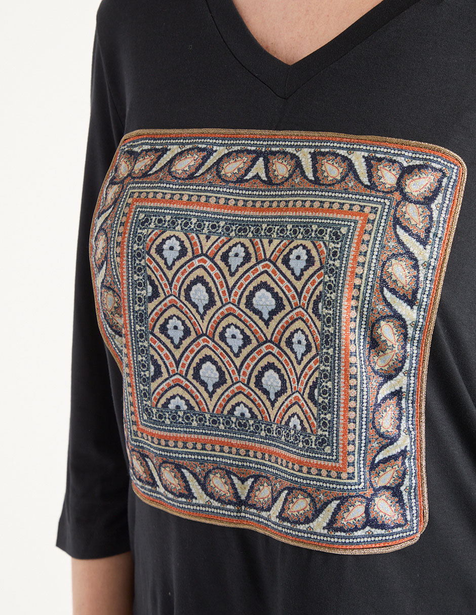 Blusa manga 3/4 para mujer 4