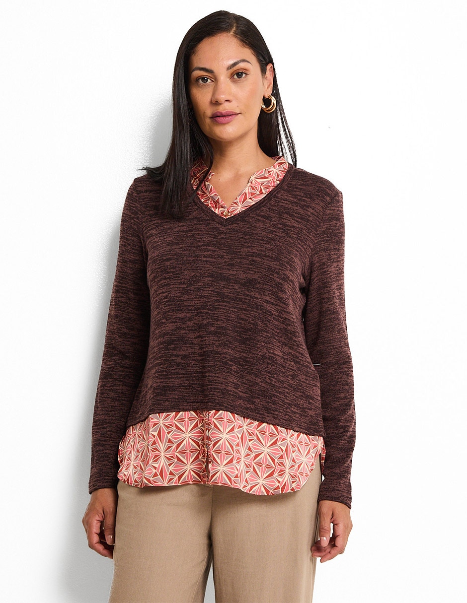 Blusa manga larga para mujer 1