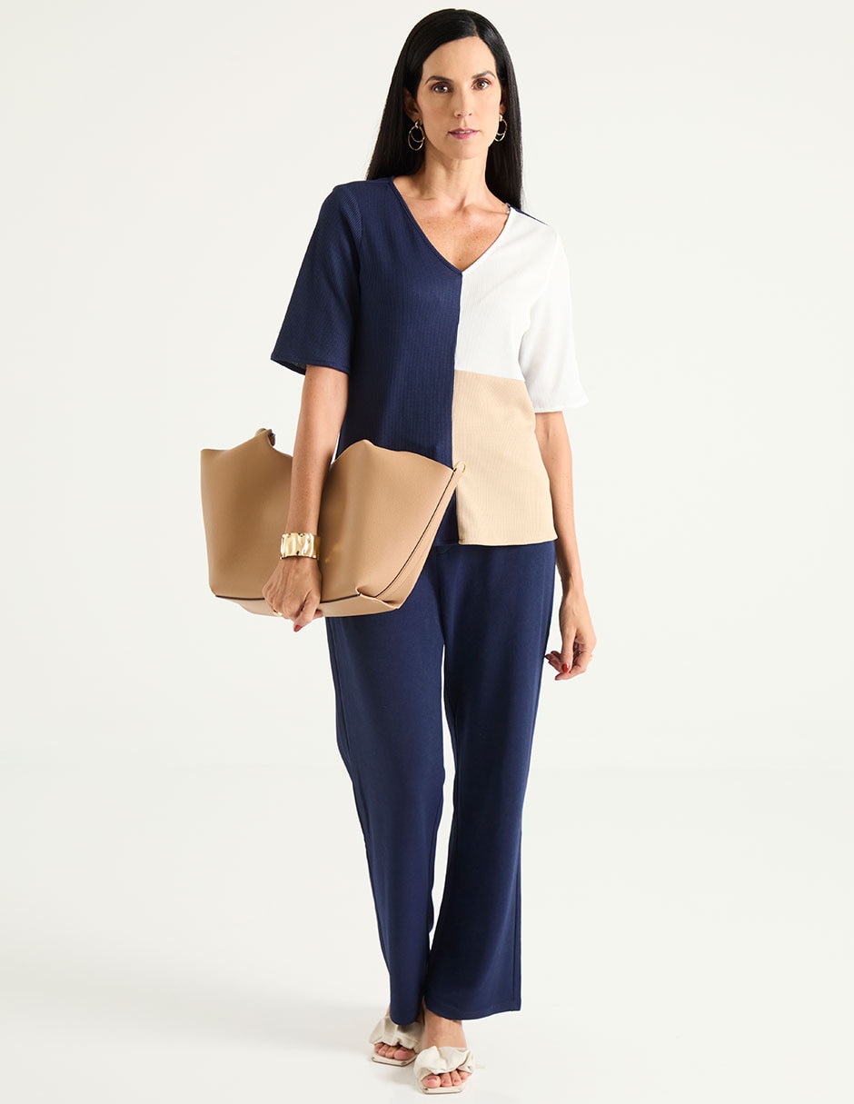 Blusa manga corta para mujer 3