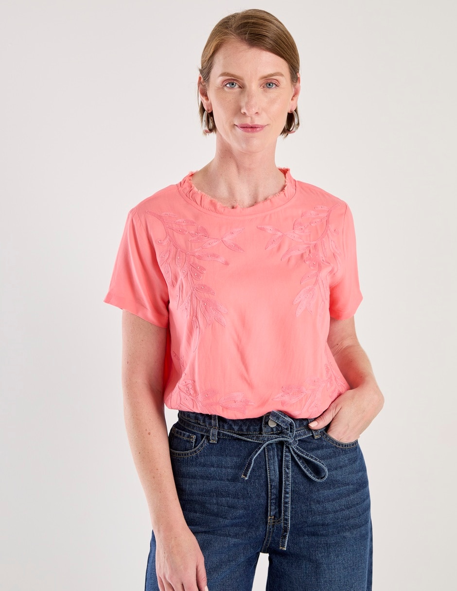Blusa manga corta para mujer Blusa manga corta para mujer