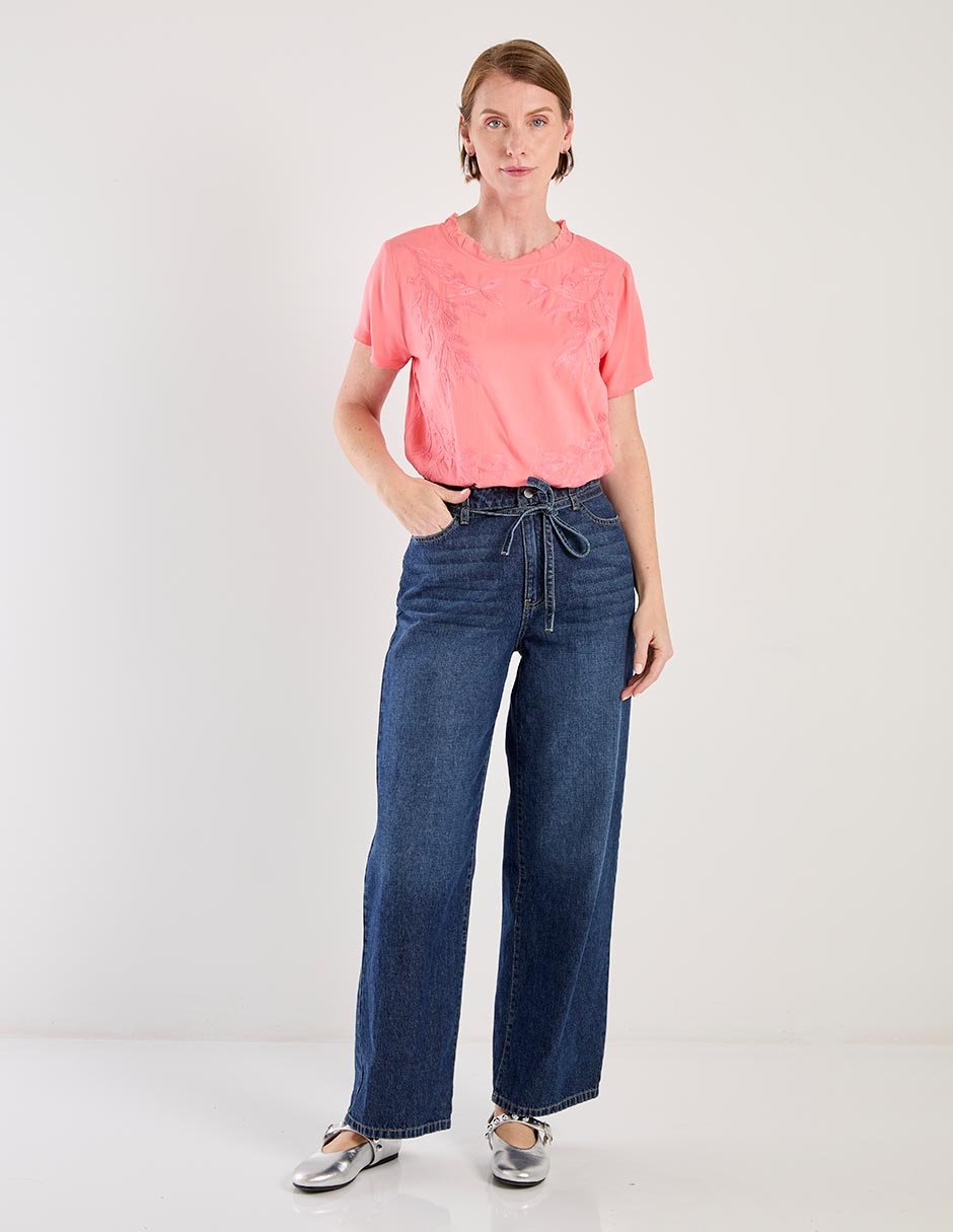 Blusa manga corta para mujer 3