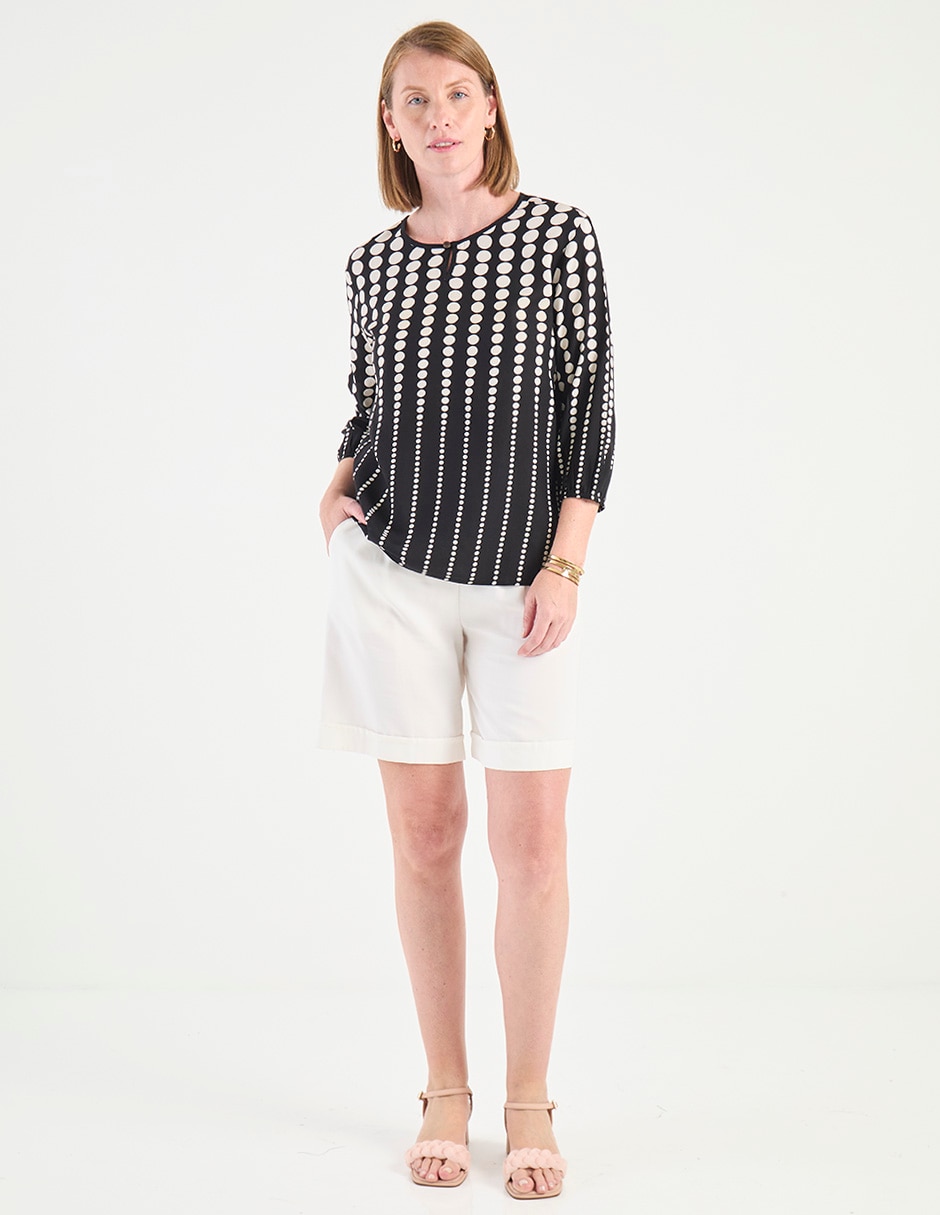 Blusa manga 3/4 para mujer 3
