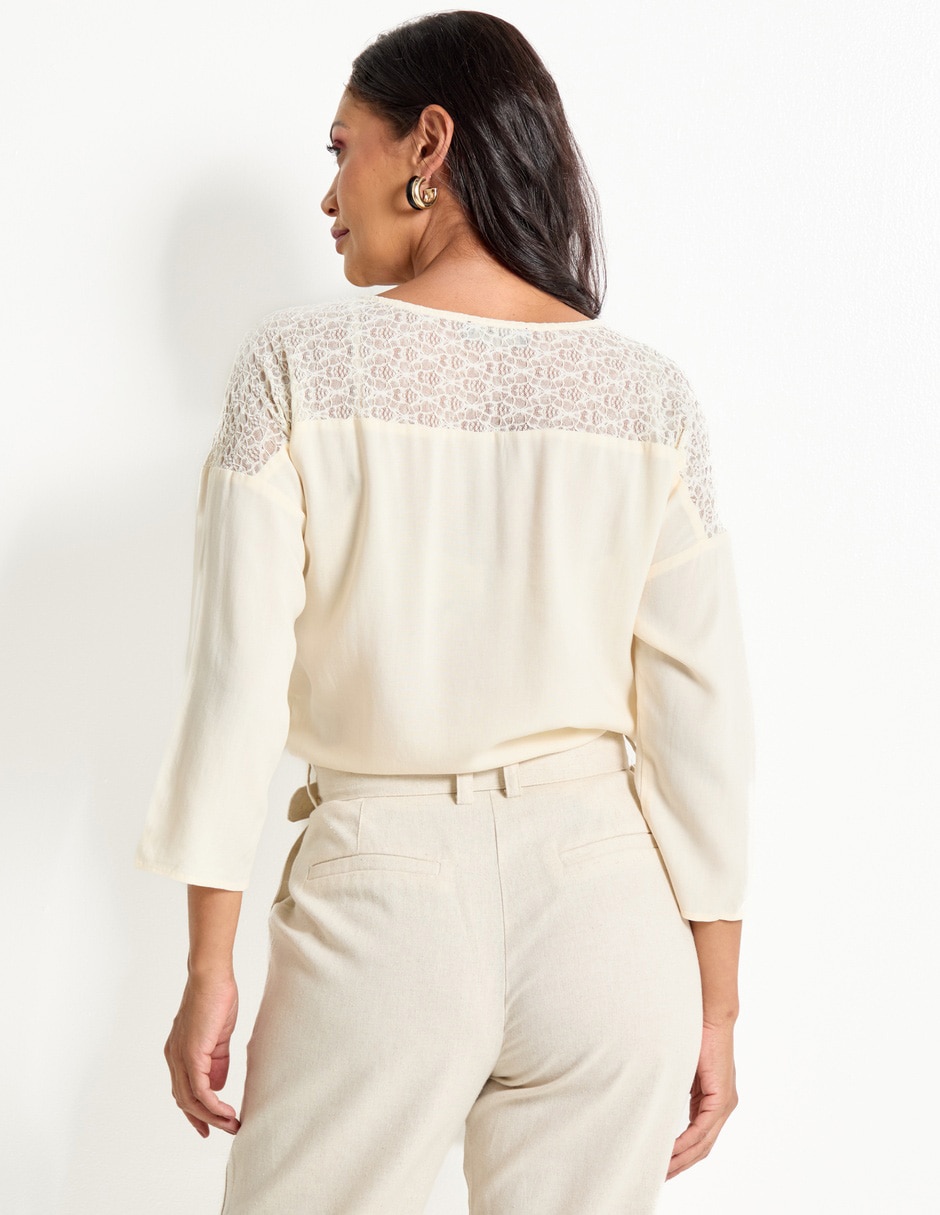 Blusa manga 3/4 para mujer 2