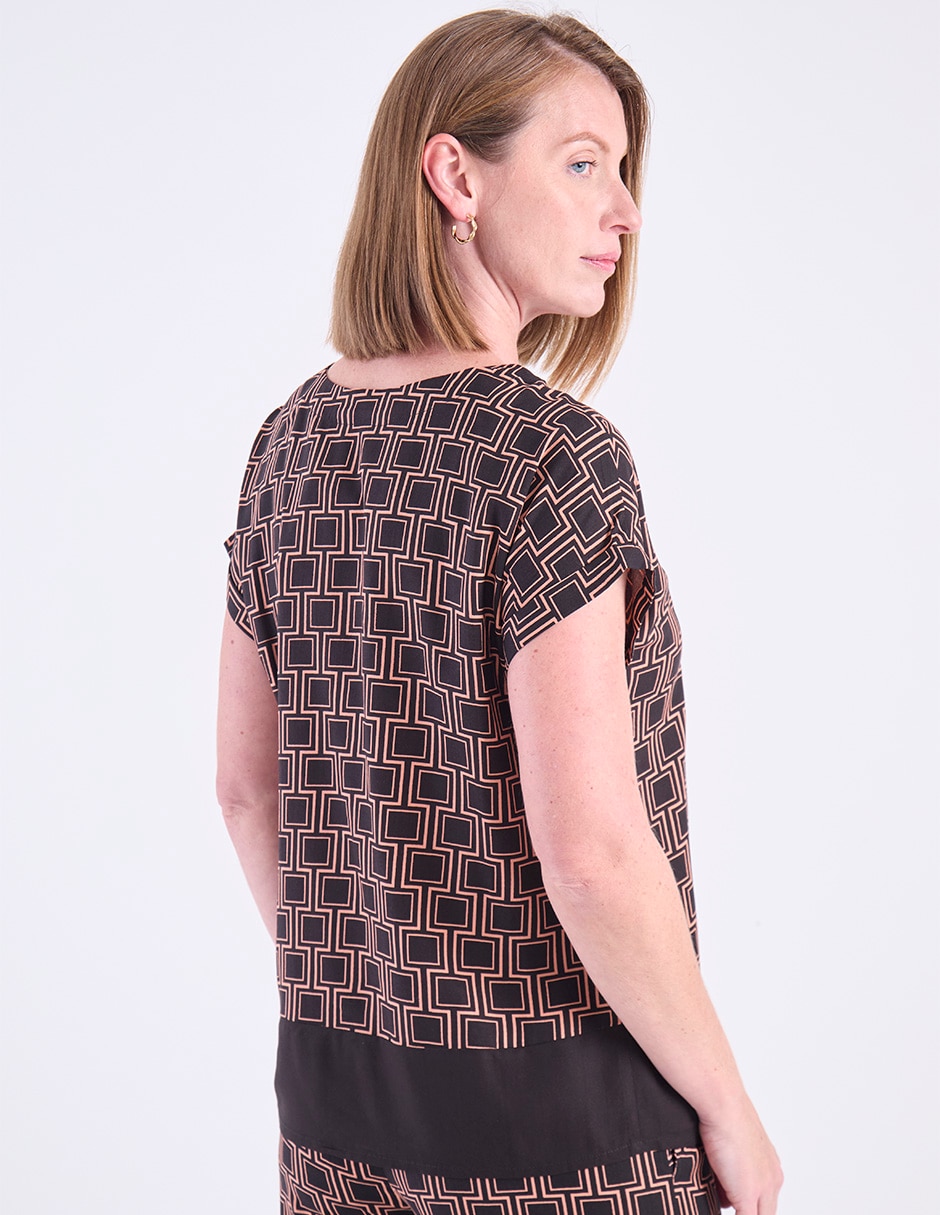 Blusa manga corta para mujer 2
