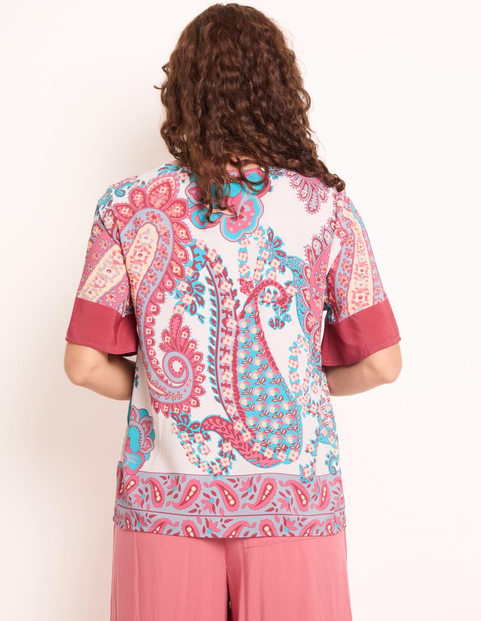 Blusa manga al codo para mujer 2