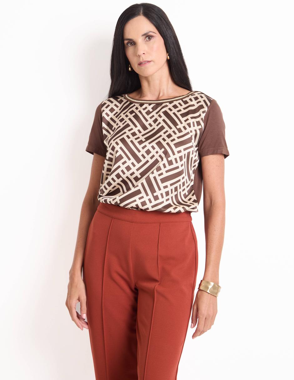 Blusa manga corta para mujer Blusa manga corta para mujer