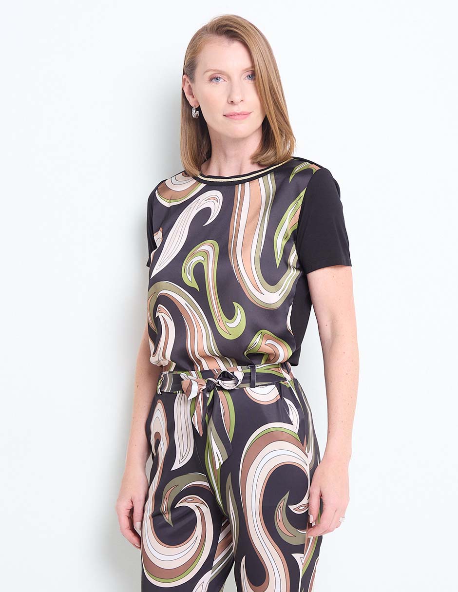 Blusa manga corta para mujer Blusa manga corta para mujer