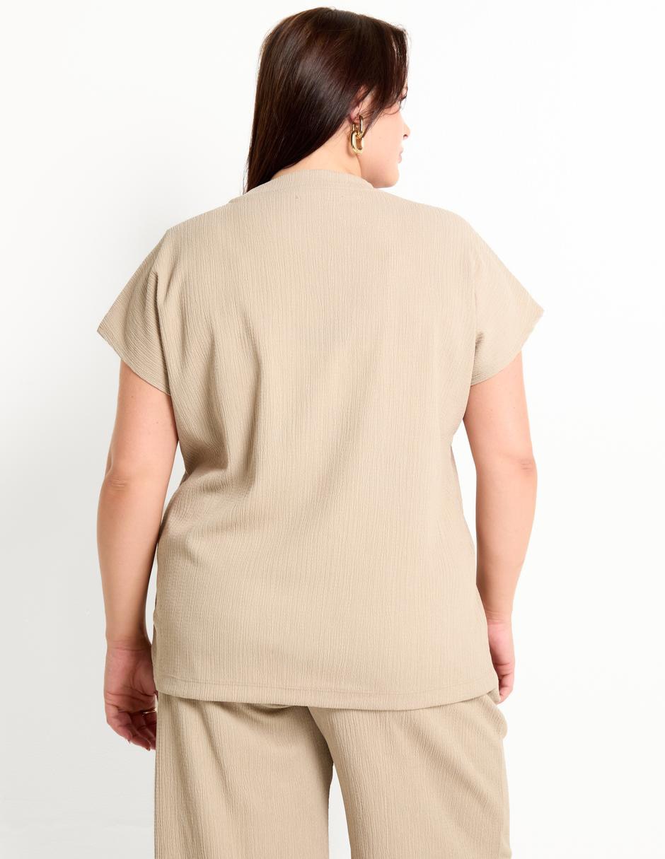 BLUSA LMTX250062-07C, G, FEATHER GRAY