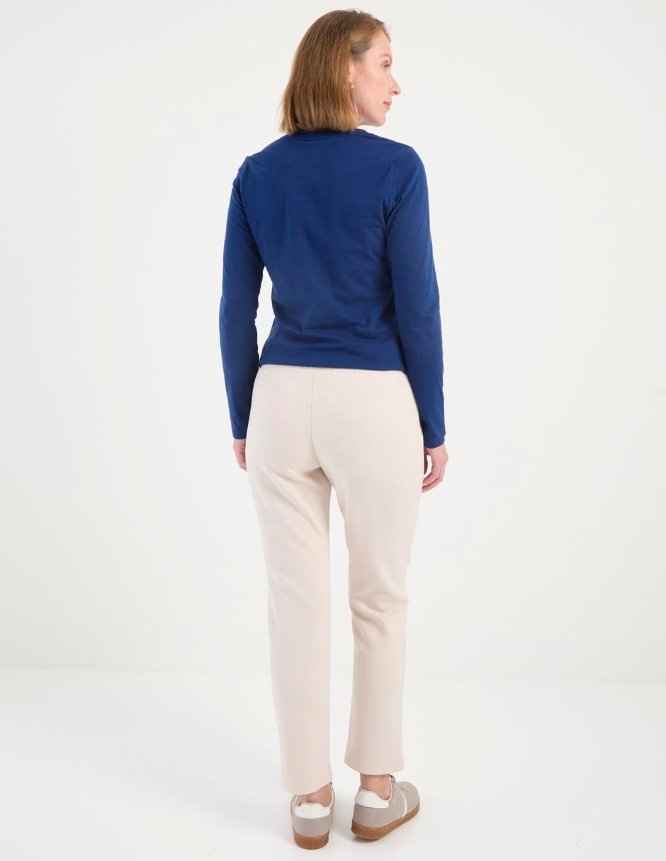 Pants slim con jareta para mujer 2