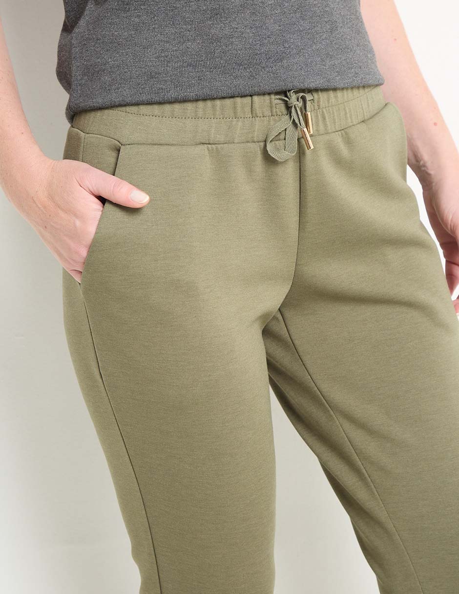 Pants slim con jareta para mujer 4