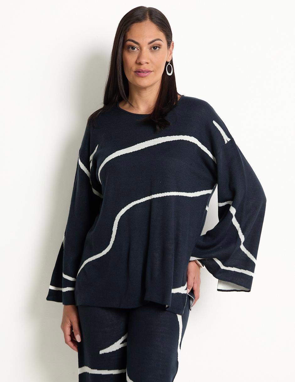 Blusa manga larga para mujer