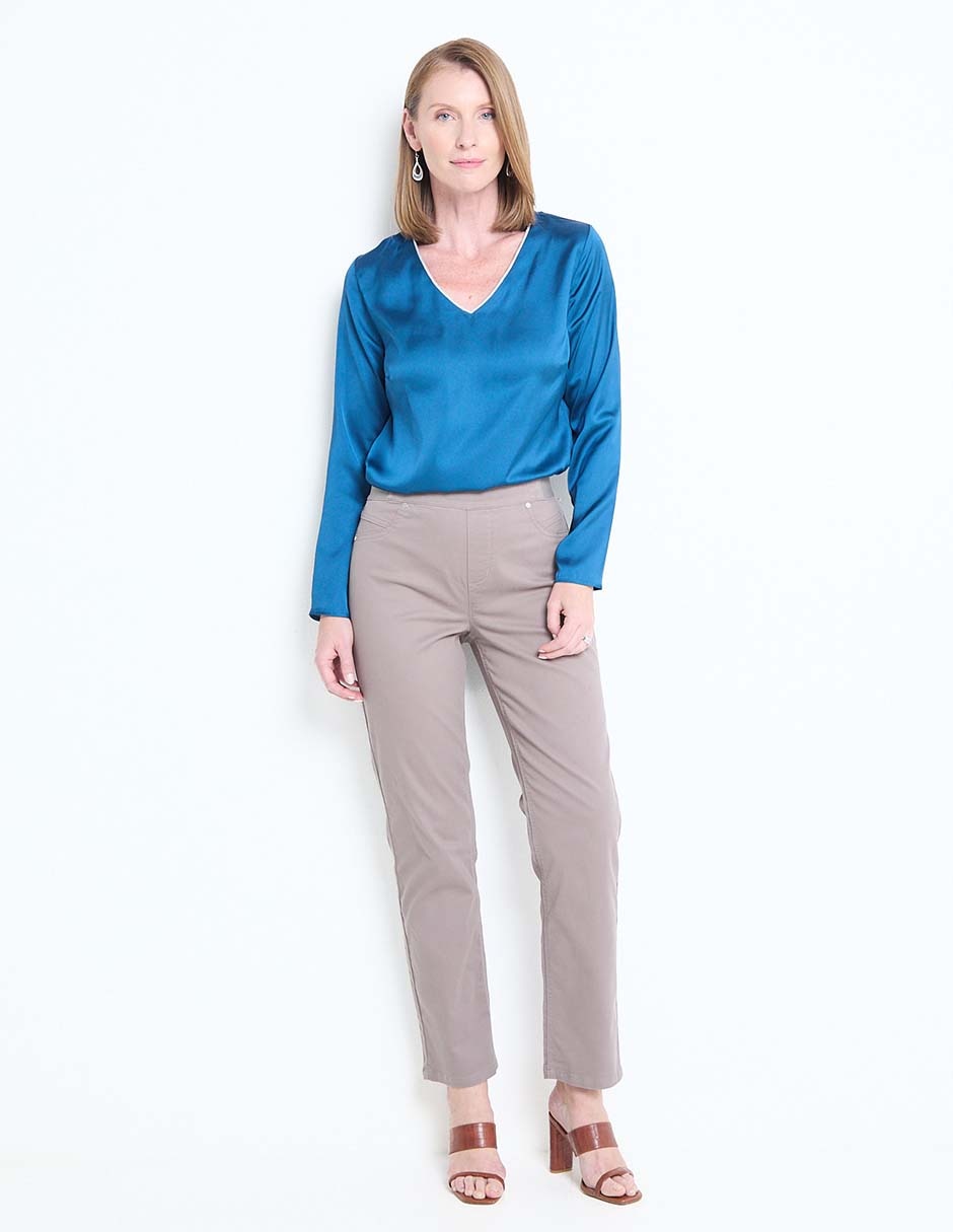 BLUSA LMTX250141-07C LA MODE, G, TEAL