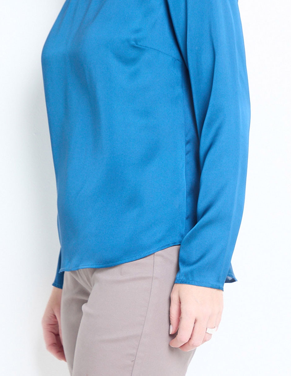BLUSA LMTX250141-07C LA MODE, G, TEAL