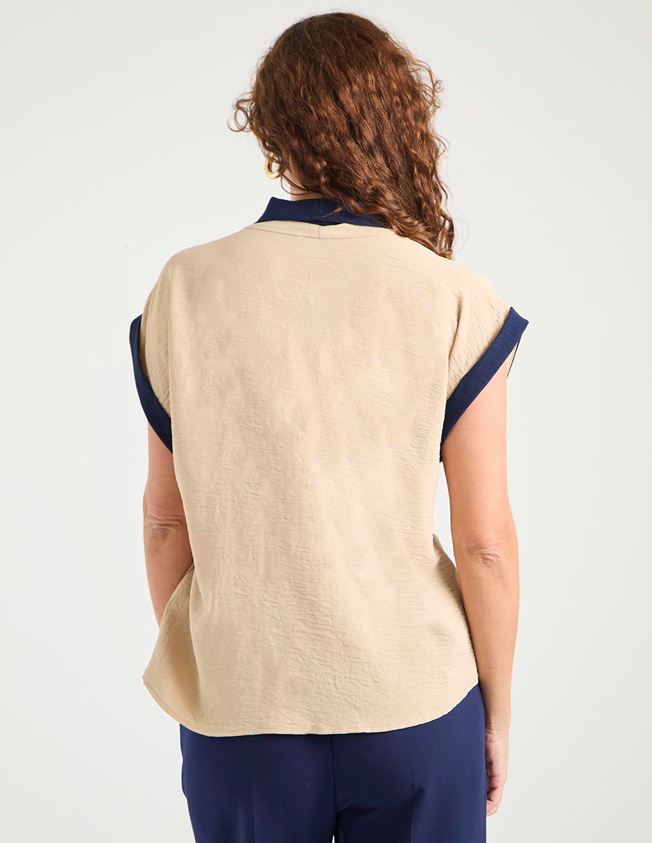 Blusa manga corta para mujer 2