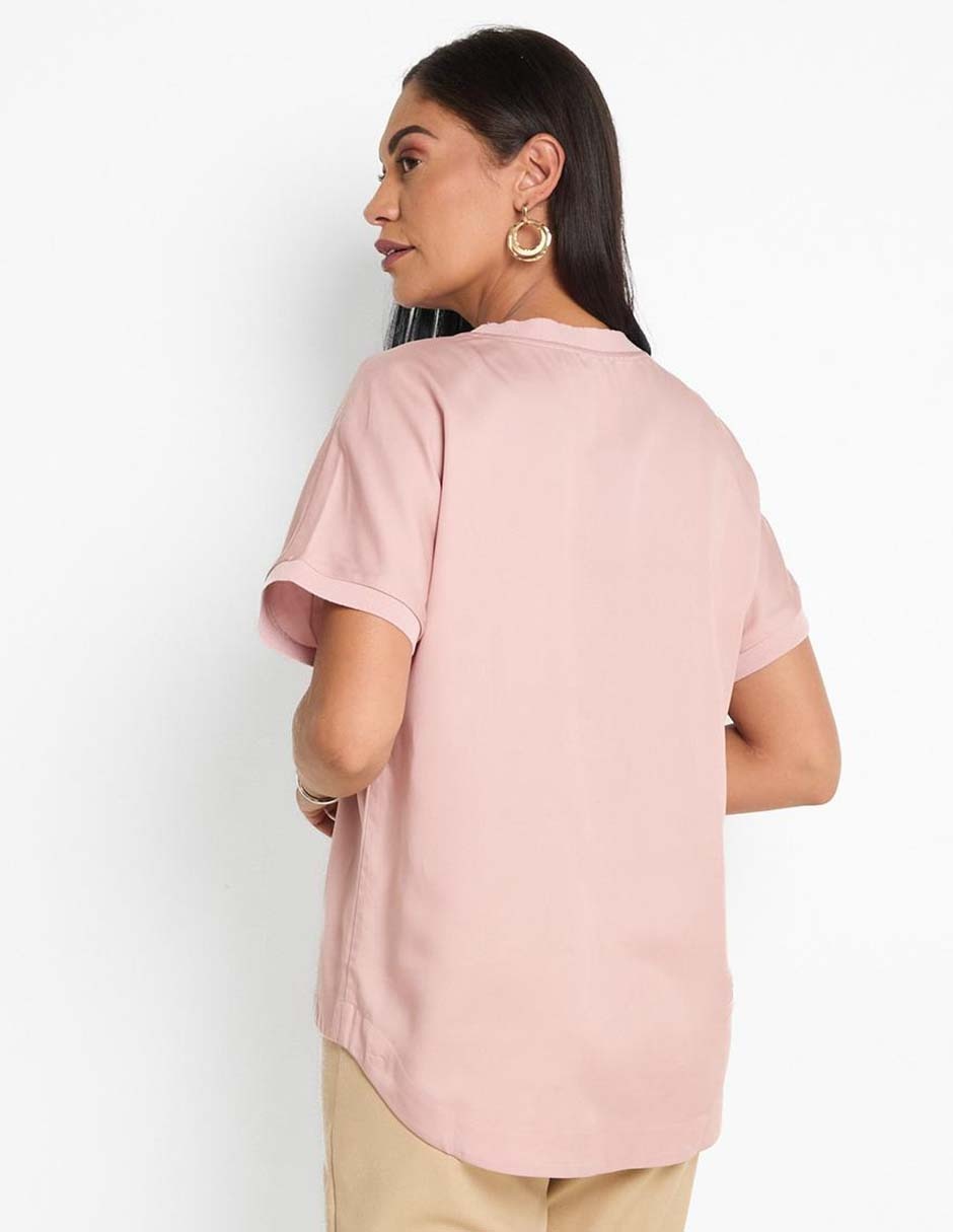 Blusa manga corta para mujer 2