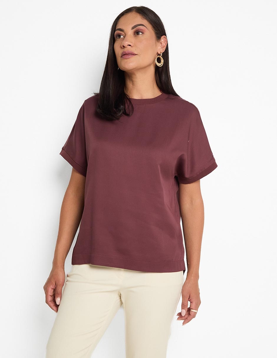 Blusa manga corta para mujer Blusa manga corta para mujer
