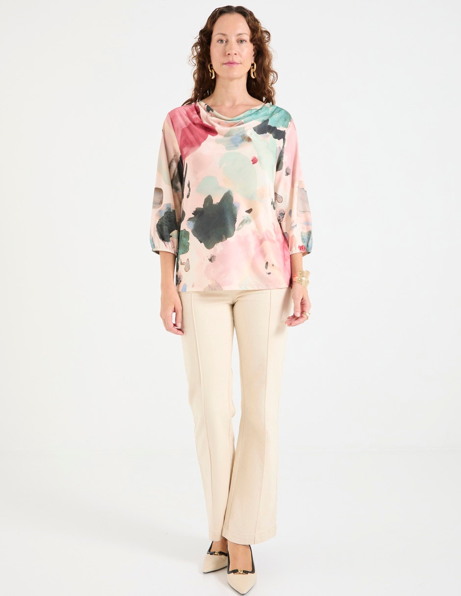 Blusa manga 3/4 para mujer 3