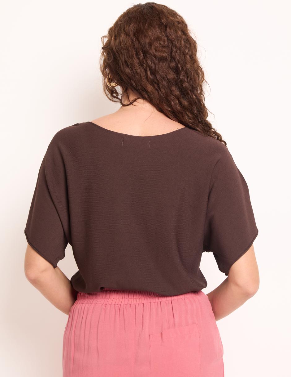 Blusa manga al codo para mujer 2