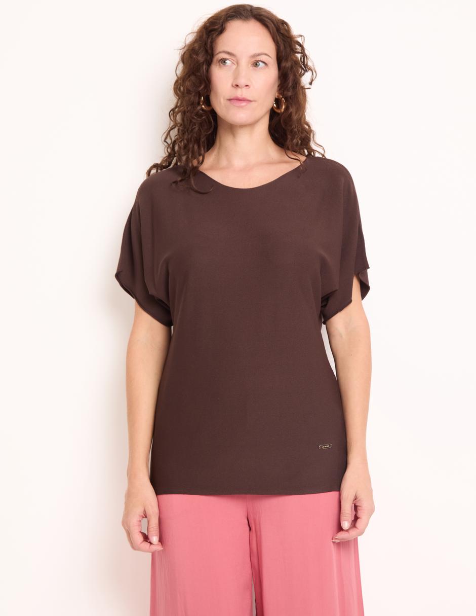Blusa manga al codo para mujer 4