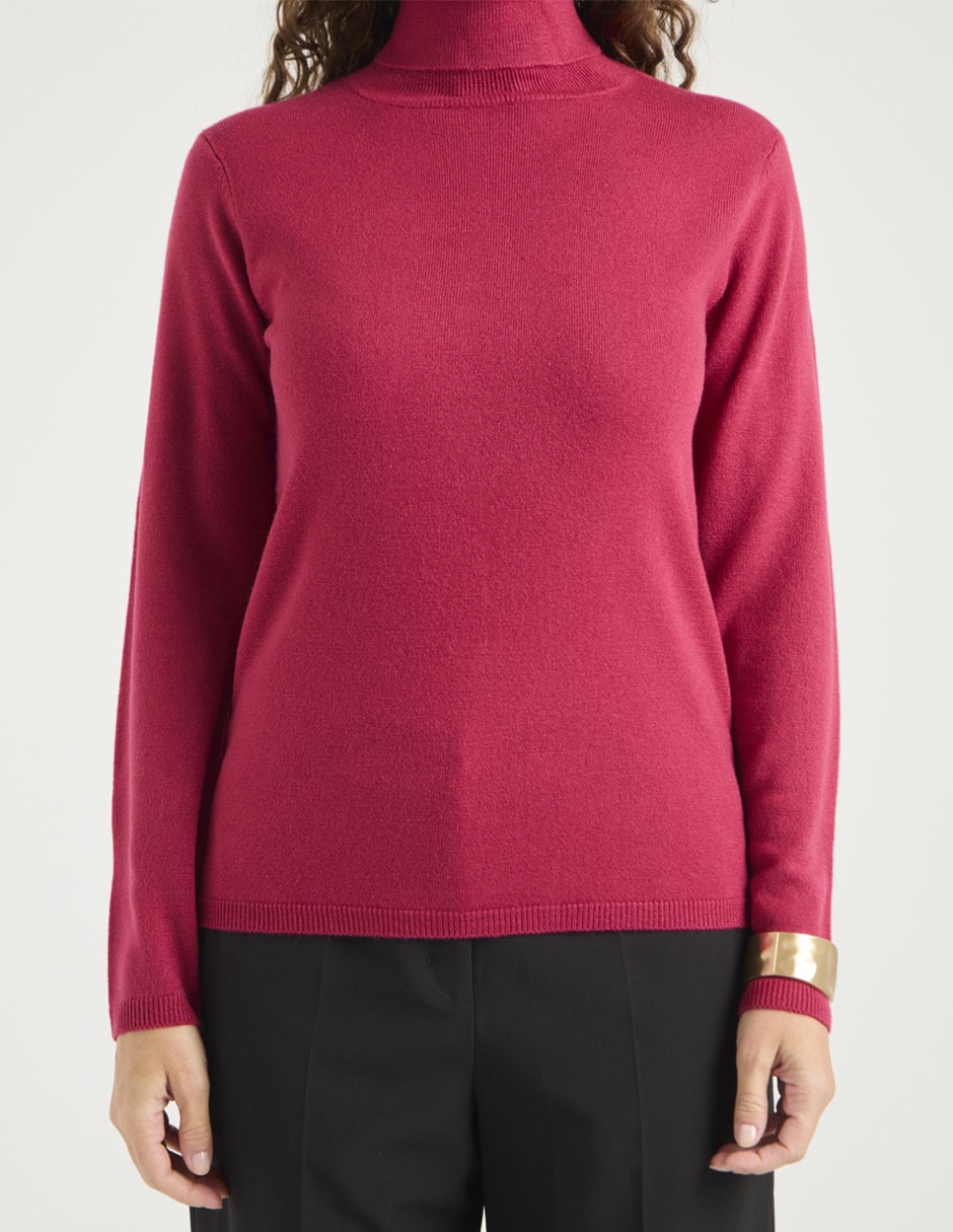 Suéter cuello tortuga para mujer 5