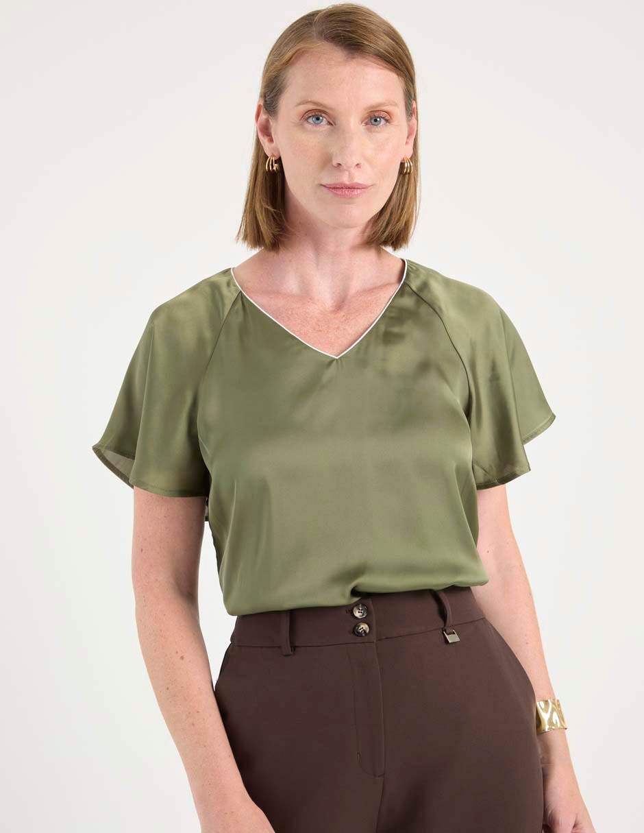 Blusa manga corta para mujer Blusa manga corta para mujer