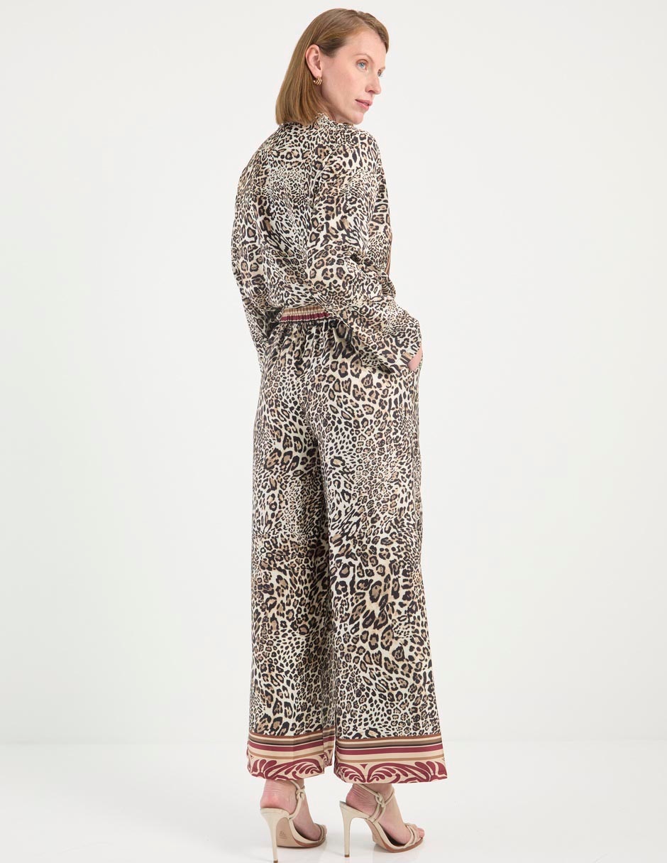 Pantalón relaxed wide leg para mujer 2