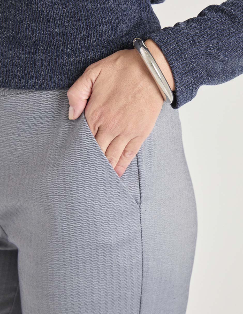 Pantalón de vestir straight para mujer 4