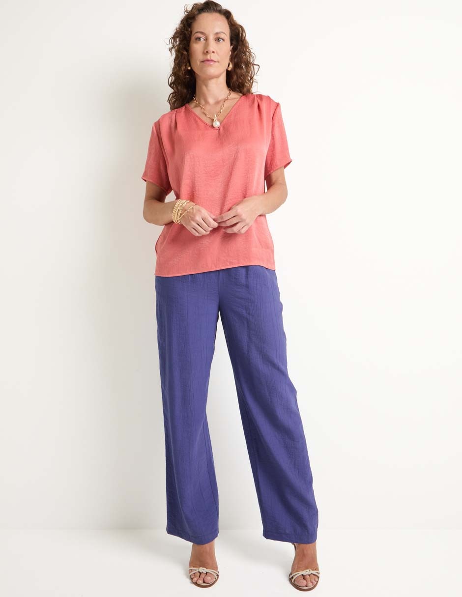 Pantalón relaxed amplio para mujer 3