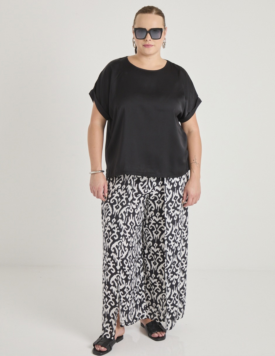 Blusa manga corta para mujer 3