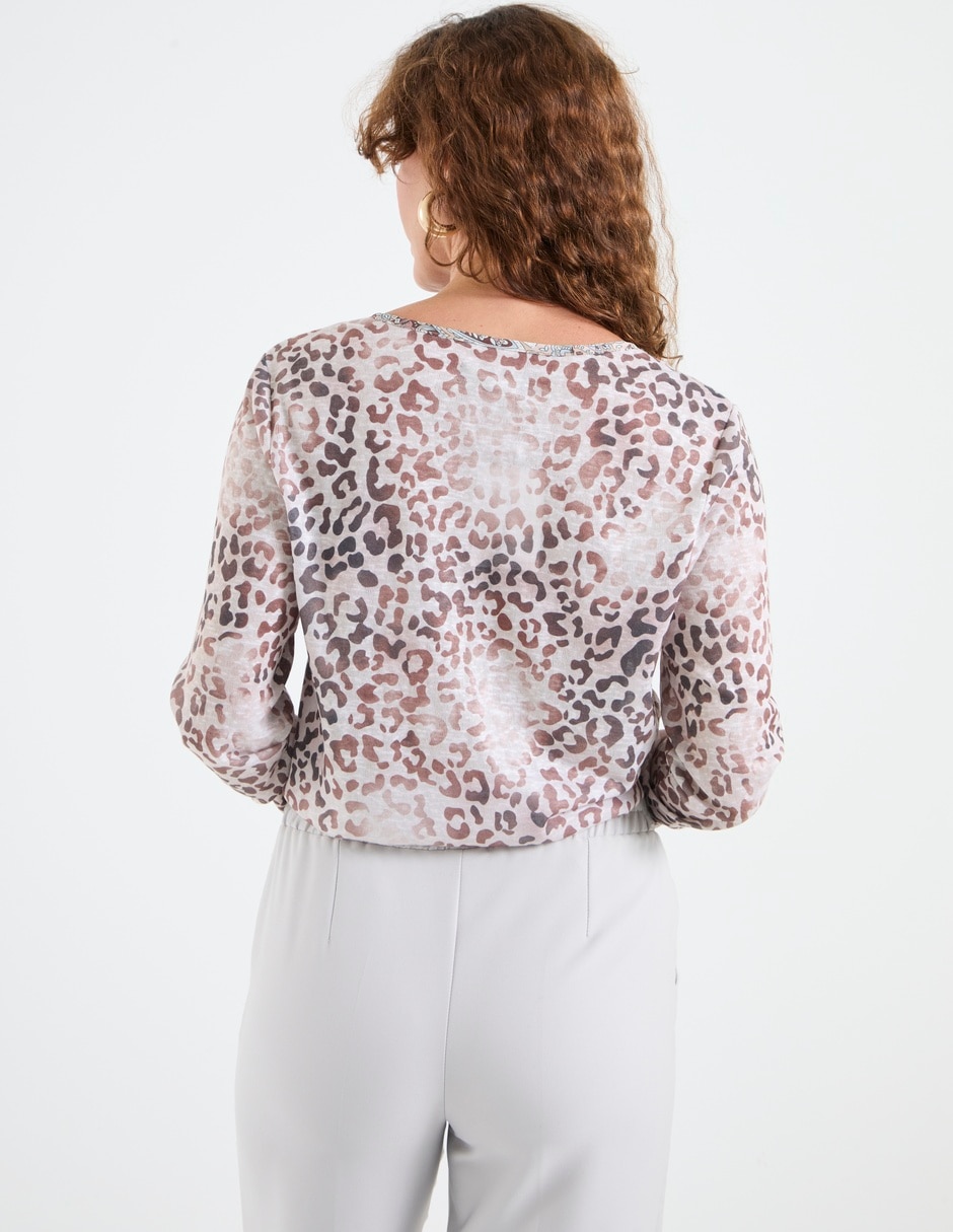 Blusa manga larga para mujer 2