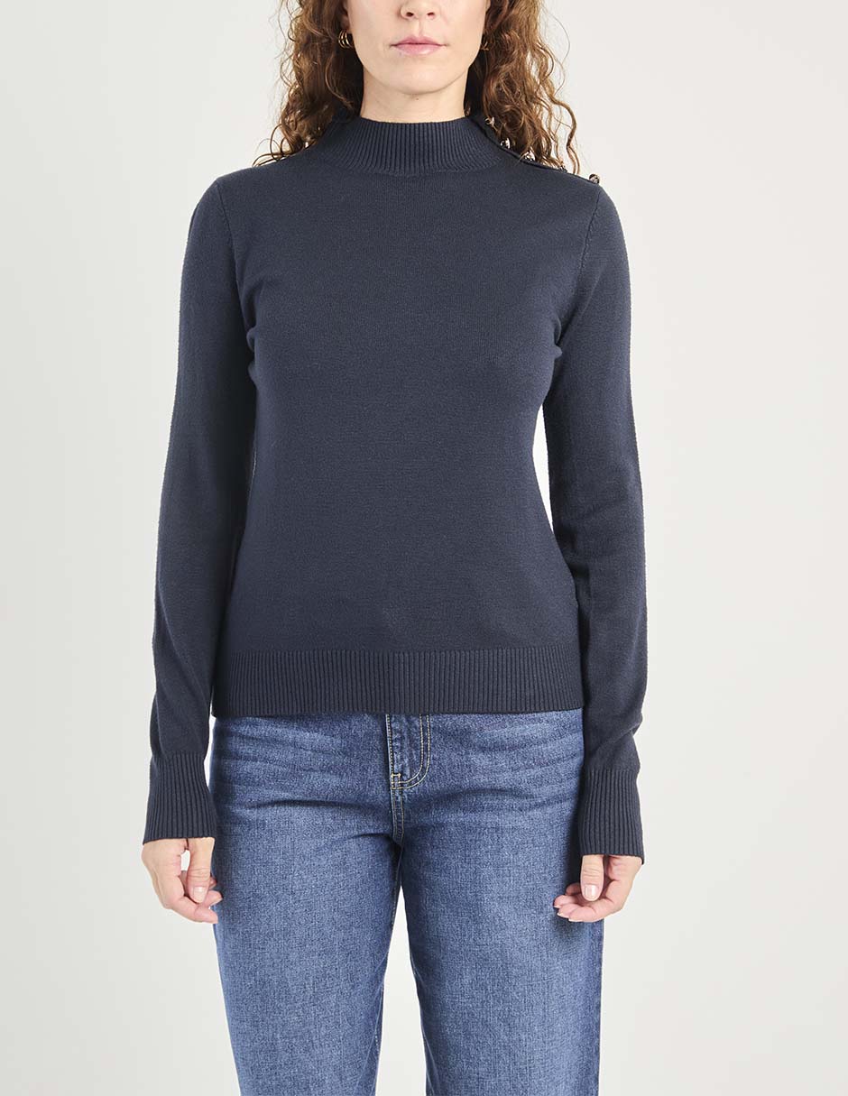 SUETER LMM250262-08W LA MODE, M, NEGRO
