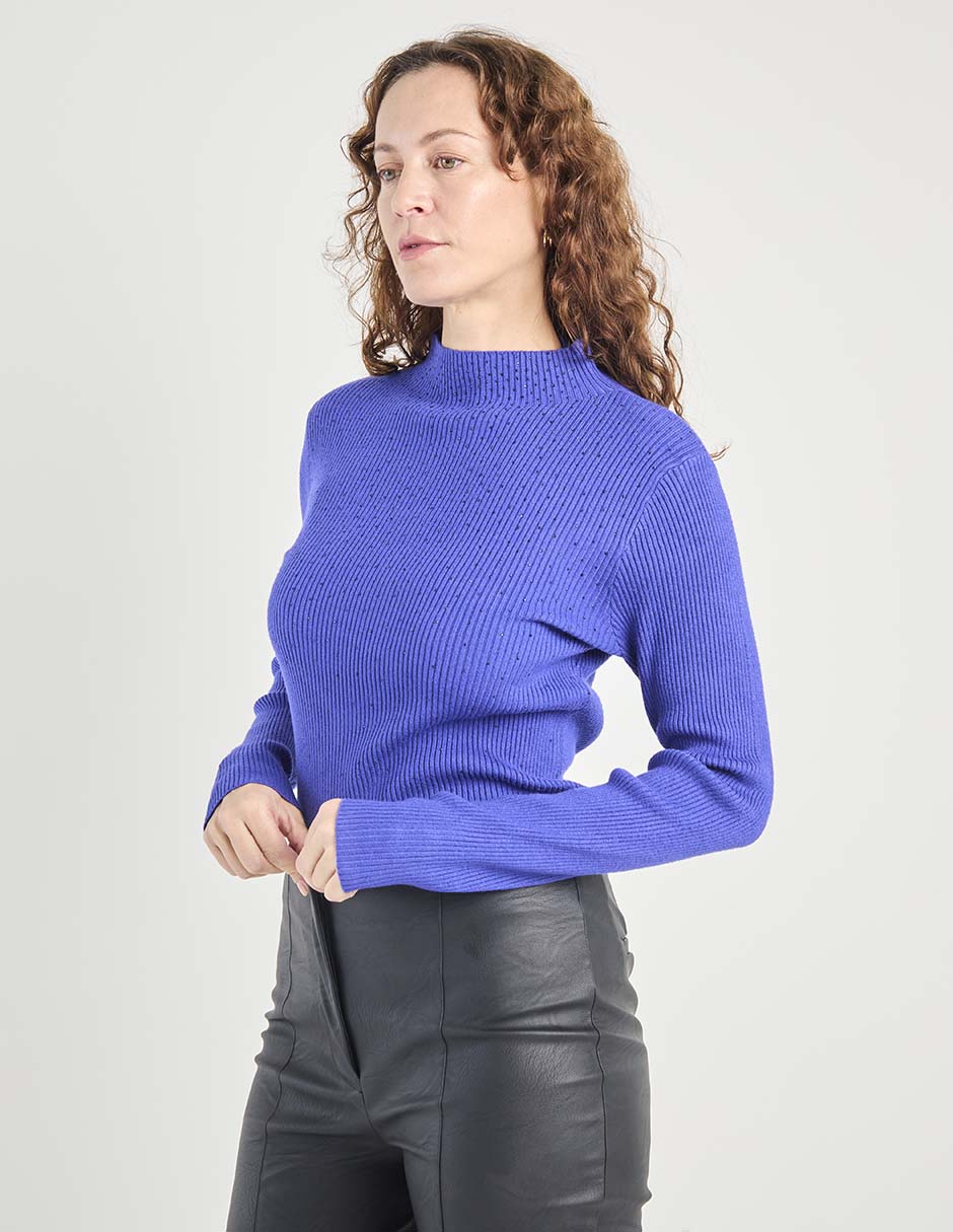 Suéter cuello alto para mujer 3