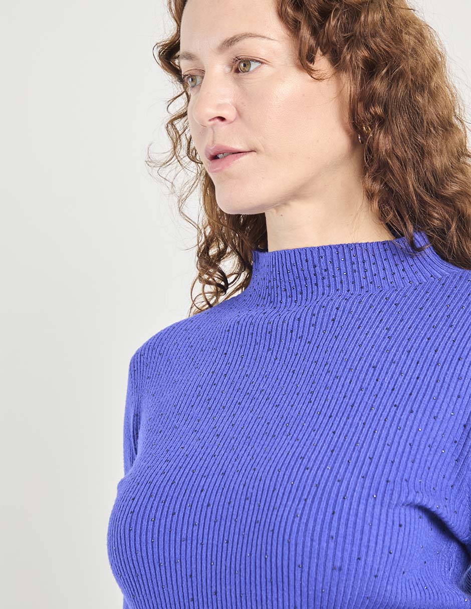 Suéter cuello alto para mujer 5