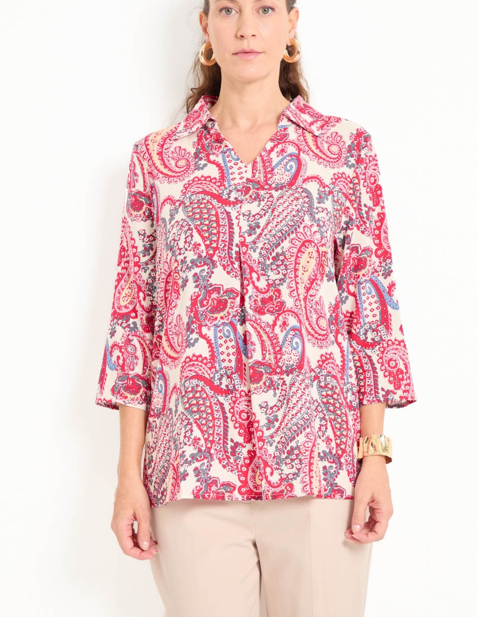 Blusa manga 3/4 para mujer 5