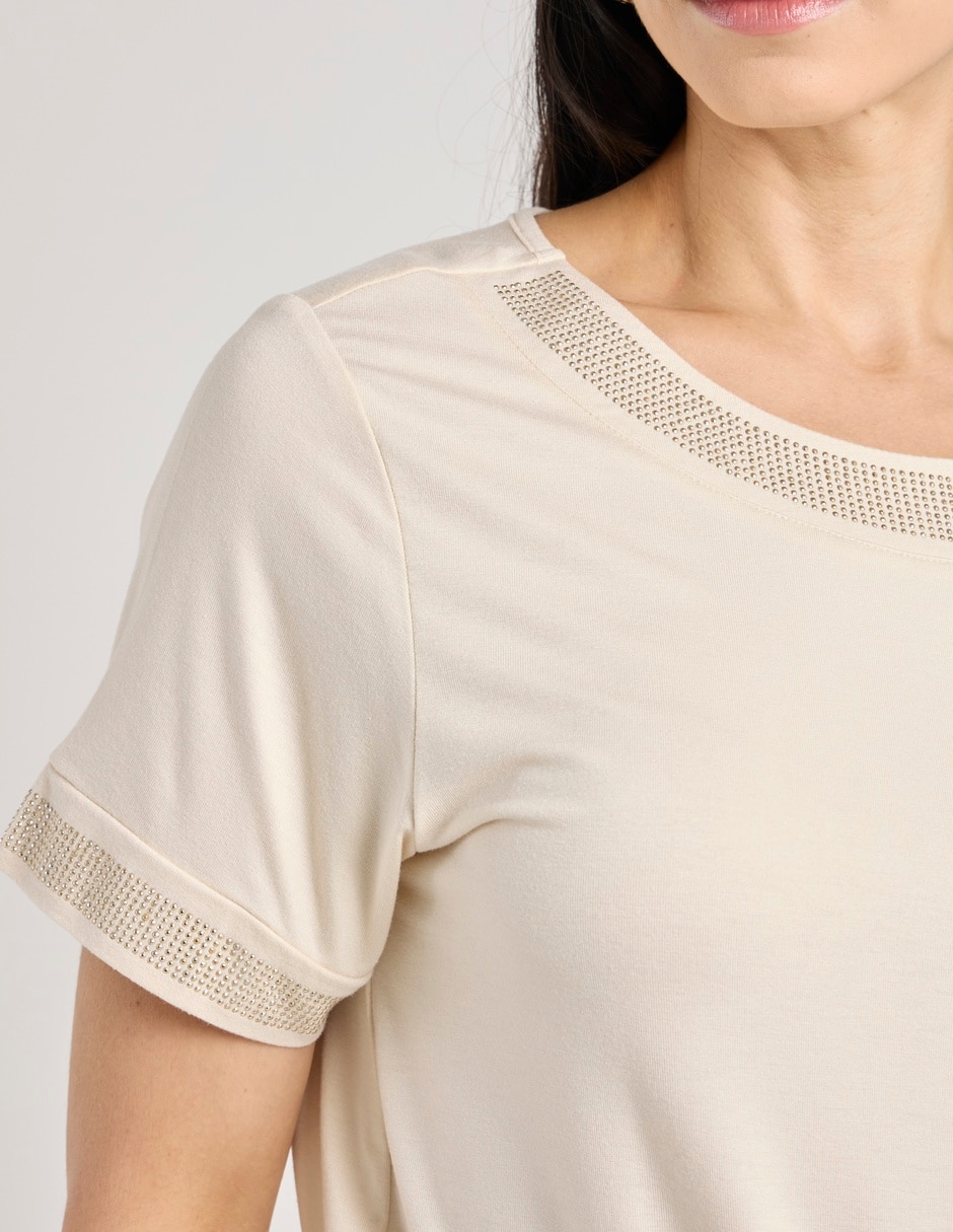 Blusa manga corta para mujer 5
