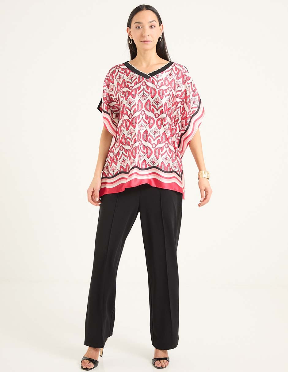 Blusa manga al codo para mujer 3