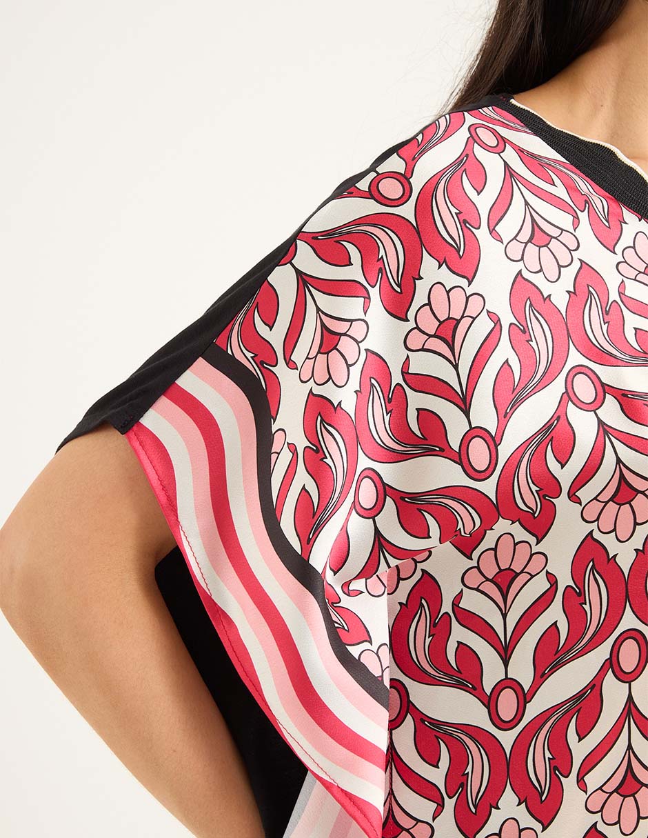 Blusa manga al codo para mujer 4