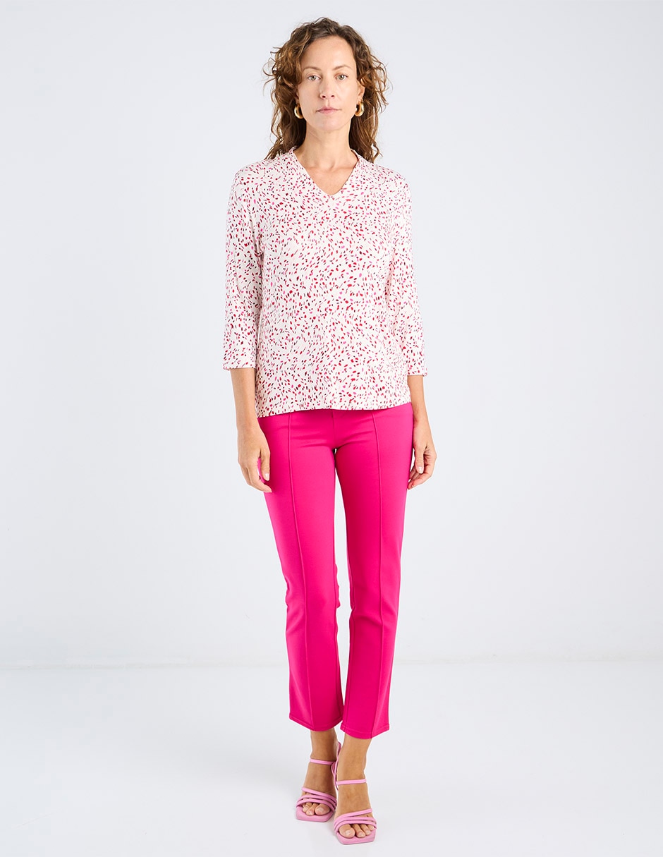 Blusa manga 3/4 para mujer 2