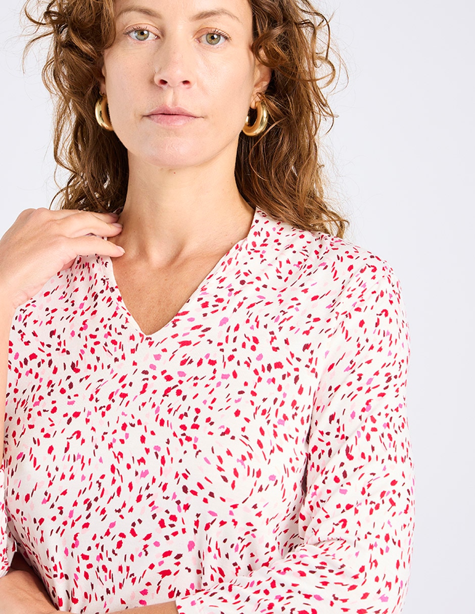 Blusa manga 3/4 para mujer 5