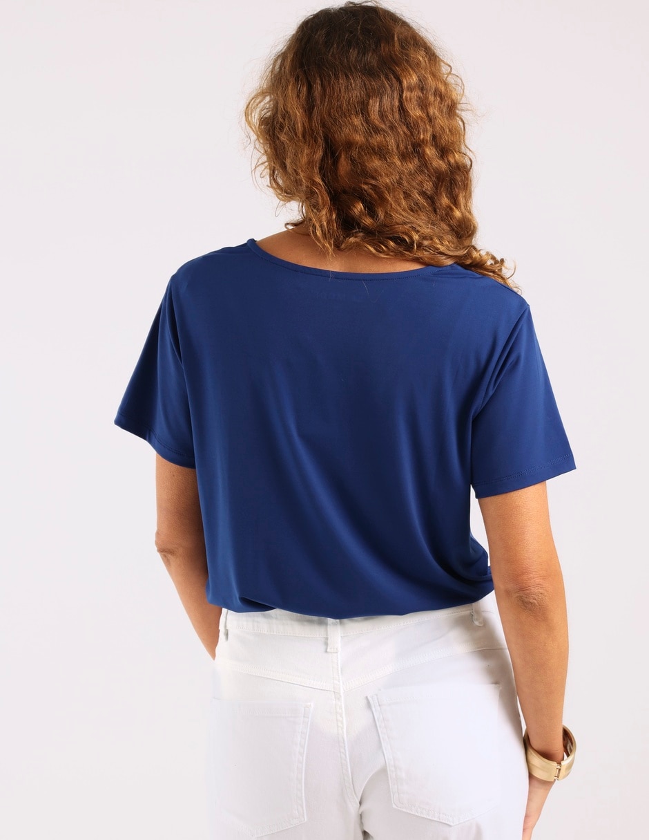 Blusa manga corta para mujer 6