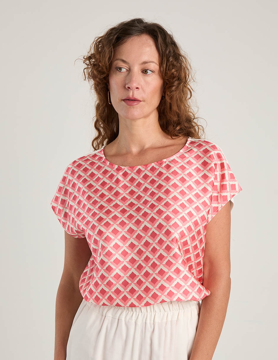 Blusa manga corta para mujer 2