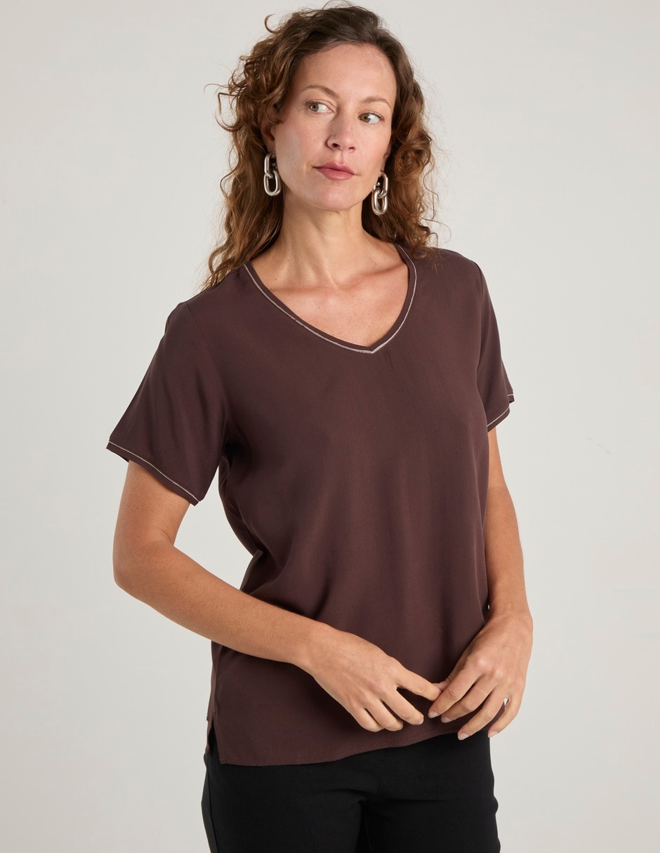 Blusa manga corta para mujer Blusa manga corta para mujer