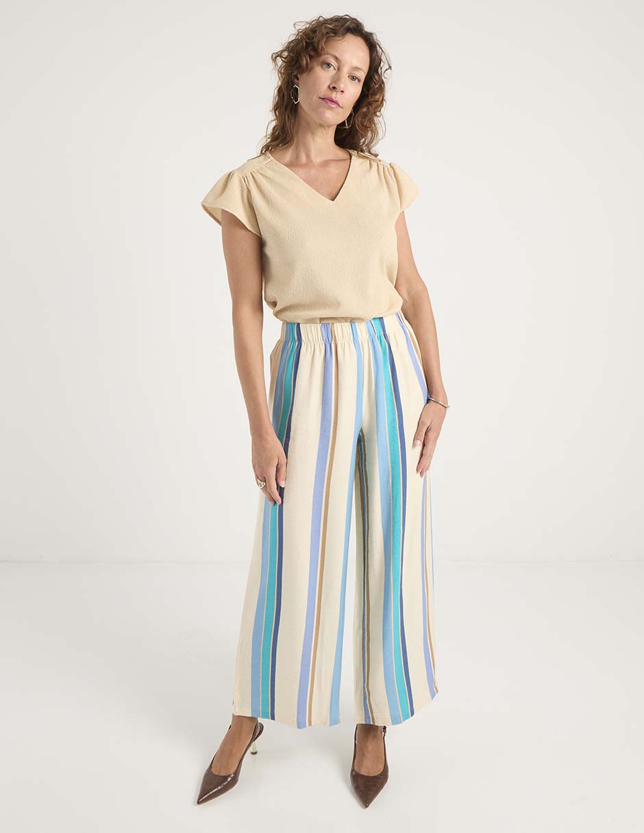 Pantalón relaxed amplio para mujer 3