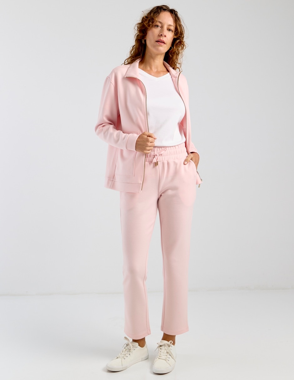 Pants slim con jareta para mujer 3